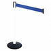 Barrier Post PVC Post Blue Belt