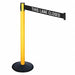 Barrier Post Black Black/White Belt