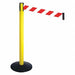 Barrier Post Red/White Belt Sloped 40inH