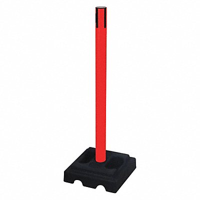 Belt Barrier Receiver Post Red Color