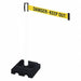 Barrier Post Ylw/Blk Text Square 40in. H