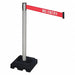 Barrier Post Satin SS No Entry Square