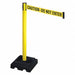 Barrier Post Black Yellow/Black Text