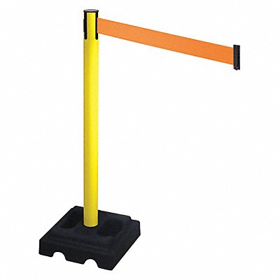 Barrier Post Square Orange Belt