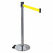 Barrier Post Gray 2in Belt W 10ft Belt L