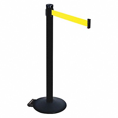 Barrier Post 2 in Belt W Cast Iron Base