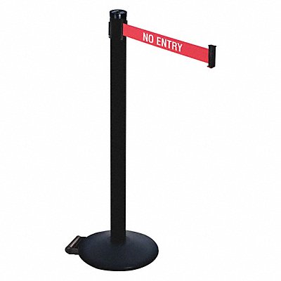 Barrier Post 2 in Belt W No Entry