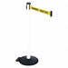 Barrier Post Ylw/Black Text 2 in Belt W