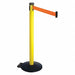 Barrier Post Black w/Wheels 2 in Belt W