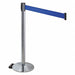 Barrier Post Gray Blue Belt w/Wheels