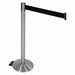 Barrier Post Satin SS Gray w/Wheels