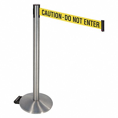 Barrier Post Satin SS Gray Ylw/Blk Text
