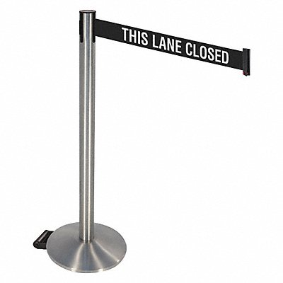 Barrier Post SatinSS Gray Blk/White Belt