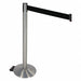 Barrier PostBlack Belt w/Wheels Sloped