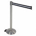 Barrier Post Black/White Belt w/Wheels