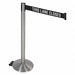 Barrier Post Black/White Belt w/Wheels