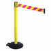 Barrier Post Black w/Wheels 40 in H