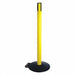 Belt Barrier Rcvr. Post Yellow Cast Iron