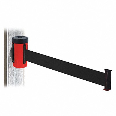 Belt Barrier Red Magnet Blk Belt 10ft L