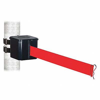 Belt Barrier Blk Wall Mt Red Belt 20ftL