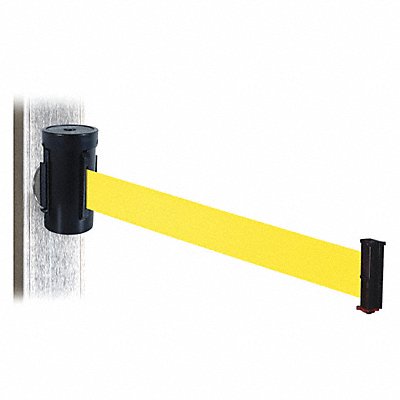 Belt Barrier Blk Magnet Ylw Belt 10ft L