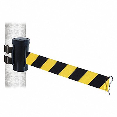 Belt Barrier Black Black/Ylw Belt 10ft L