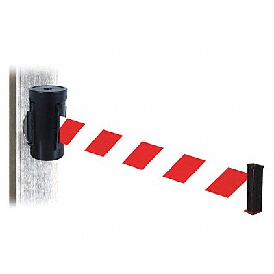 Belt Barrier Blk Red/White Belt 10 ft L