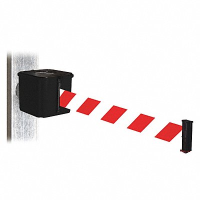 Belt Barrier Blk Red/White Belt 20 ft L