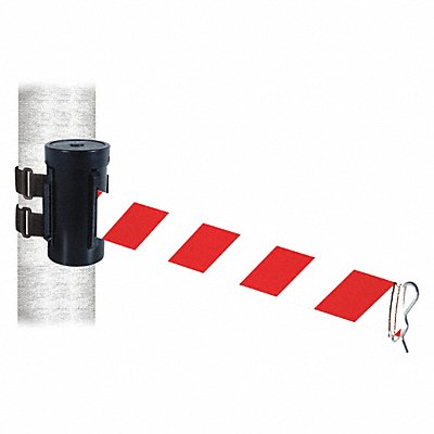 Belt Barrier Black Red/White Belt