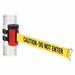 Belt Barrier Red Wall Mt. 4-3/4 in H