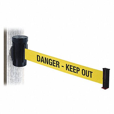 Belt Barrier Blk Magnet 10 ft Belt L