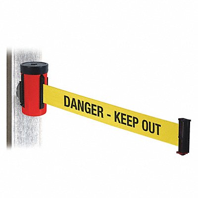 Belt Barrier Red Magnet 10 ft Belt L