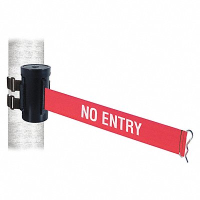 Belt Barrier Red/White Text Belt 10ft L