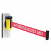 Belt Barrier Yellow 4 in H 10 ft L