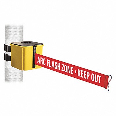 Belt Barrier Ylw ARC Flash Zone Keep Out