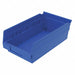 Shelf Bin Blue Indstr Grd Poly 4 in