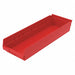 Shelf Bin Red Indstr Grd Poly 4 in