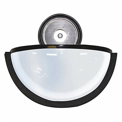 Dome Mirror Black w/Magnet