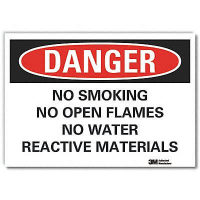 Danger Sign 10in x 14in Non-PVC Polymer