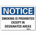 Notice Sign 7 inx10 in Non-PVC Polymer