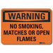 Rflct No Smoking Warn Sign 10x14in Alum