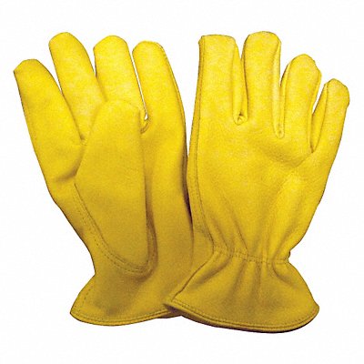 J4940 Leather Gloves Yellow S PR