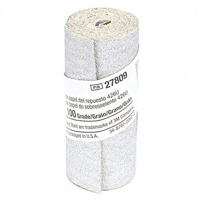 Sandpaper Roll 2 1/2 in W 4 1/2 ft L