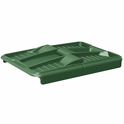 Cube Truck Lid Green 30 Wx53 Lx6 H HDPE