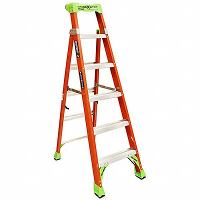 Stepladder Fiberglass 6 ft H 300 lb.