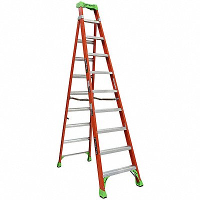 Stepladder Fiberglass 10 ft H 300 lb.