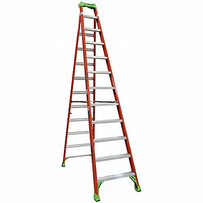 Stepladder Fiberglass 12 ft H 300 lb.