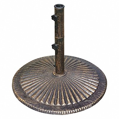 Umbrella Base Bronze Cast Iron 80 lb.