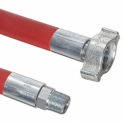 Steam Hose 3/4 ID x 50 ft L Red