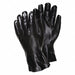 Chem. Resistnt Glovs L Blk PVC PK12